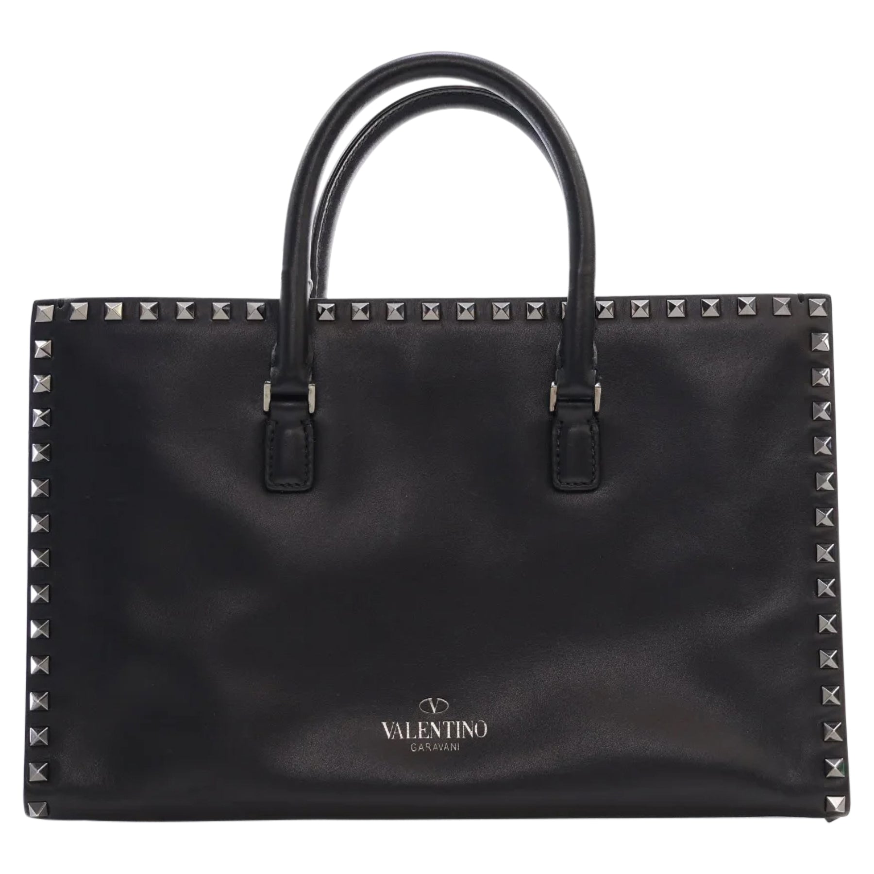 Valentino Rockstud Black Tote 7728858988604