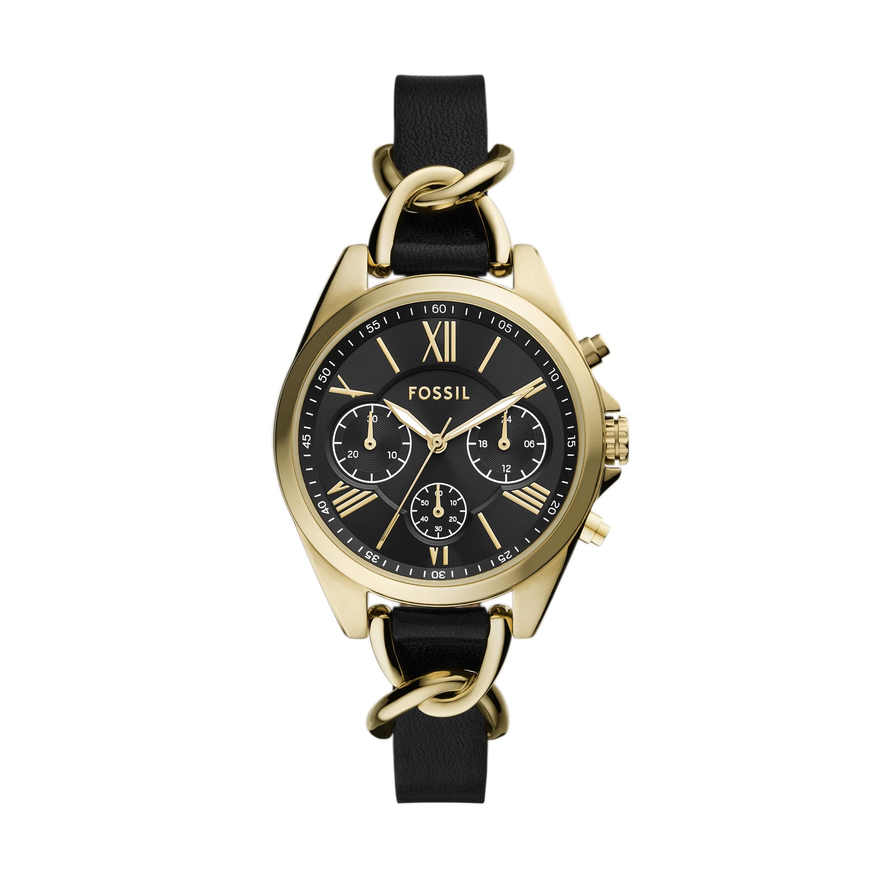 Fossil Women's Modern Courier Chronograph, Gold-Tone Stainless Steel Watch