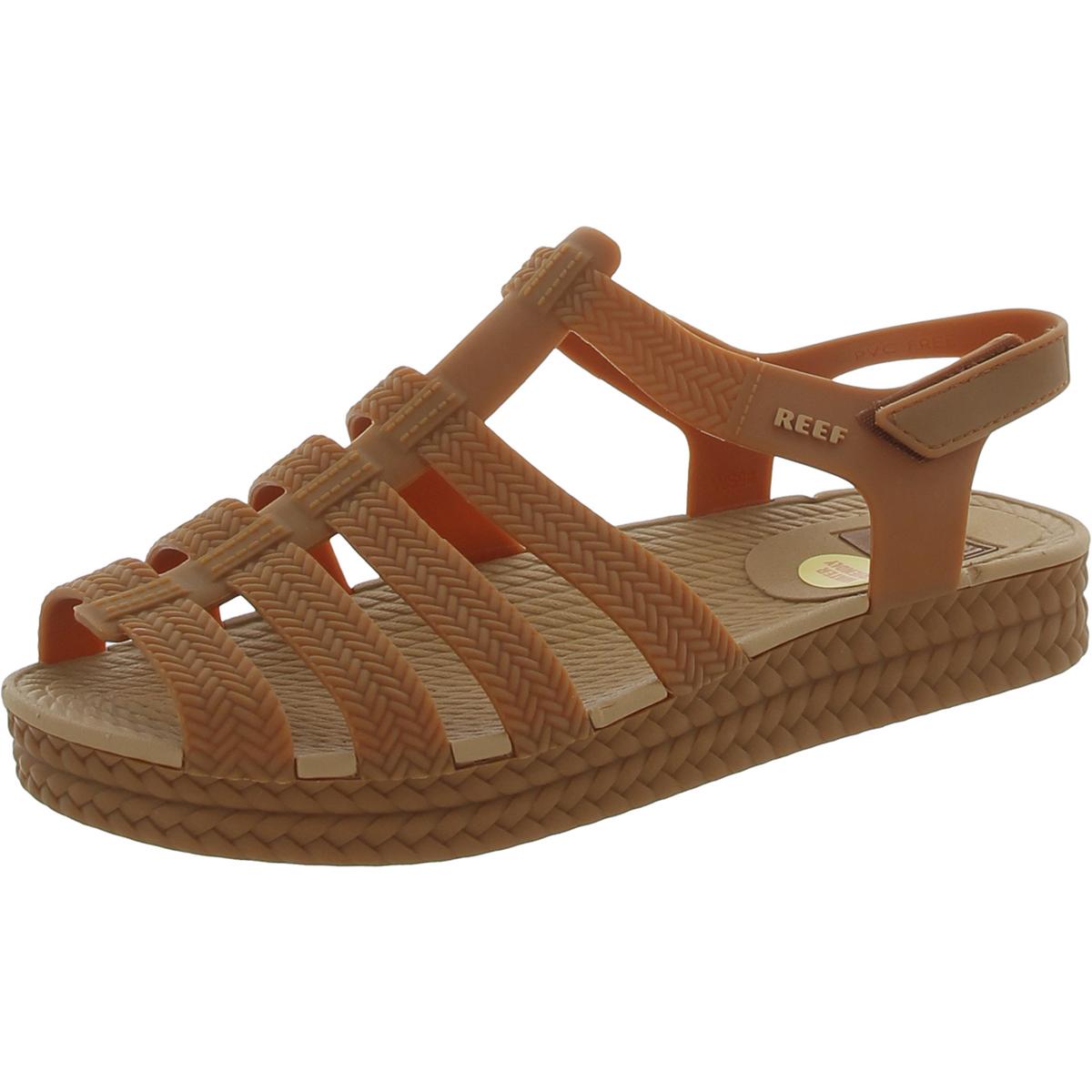 Water Beachy Peep Toe Ankle Strap Strappy Sandals