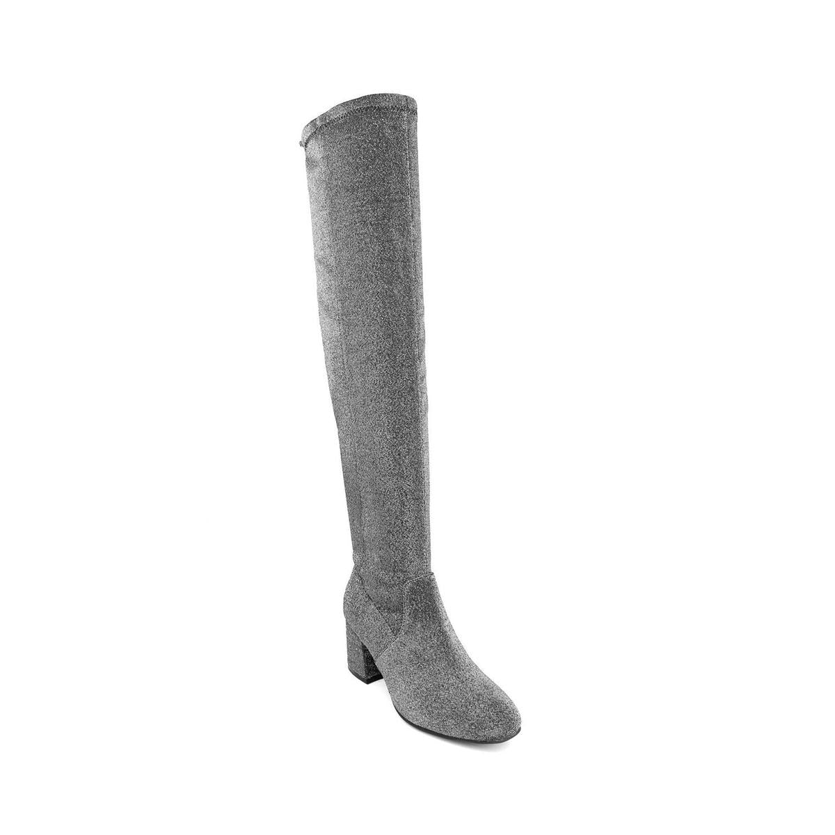 Ollie Padded Insole Round Toe Over-The-Knee Boots