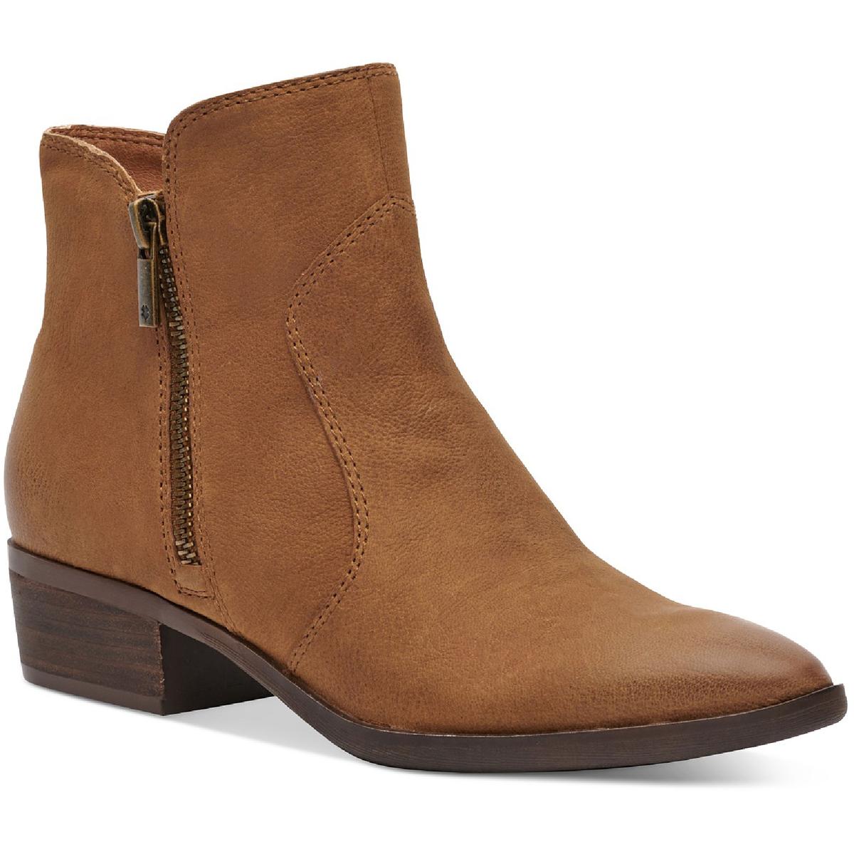 Tayti Pebbled Leather Ankle Boots