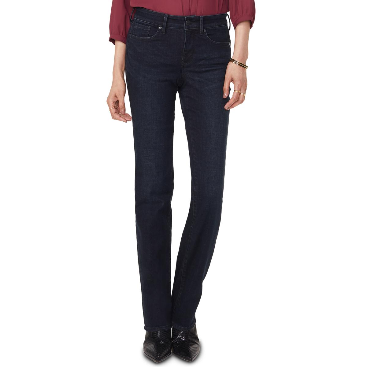 Marilyn Denim Mid-Rise Straight Leg Jeans