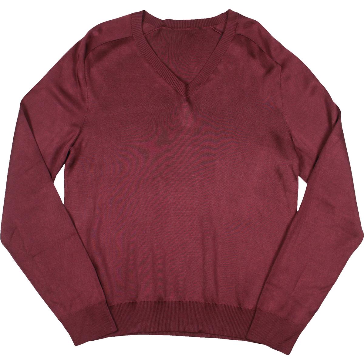 Silk V-Neck Pullover Sweater
