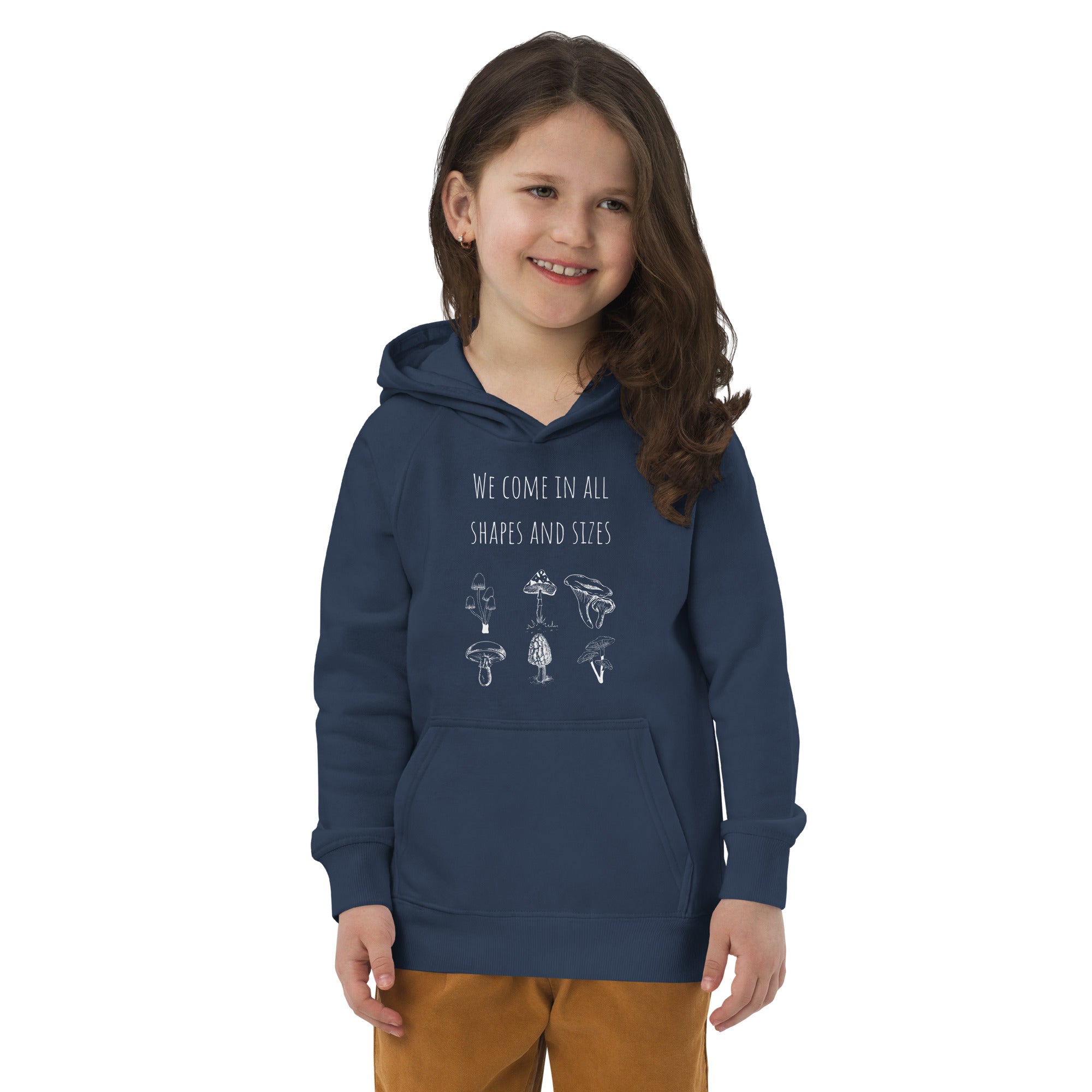 Organic Nature Diversity Inclusion Kids' Unisex Hoodie | Mushrooms