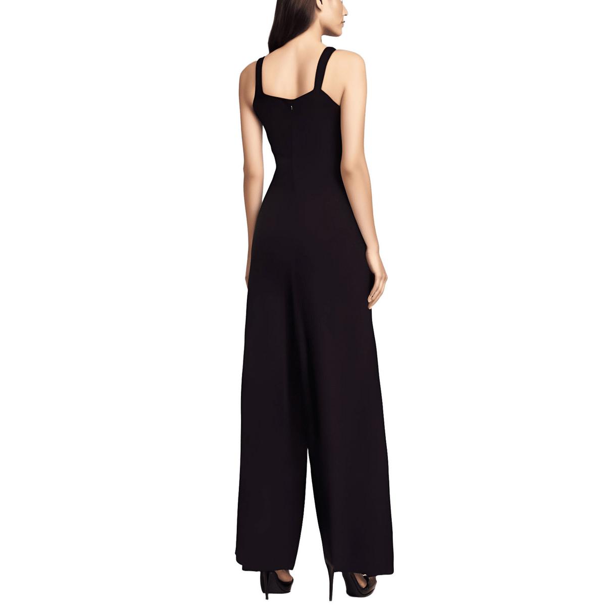 Petites Solid Rayon Jumpsuit