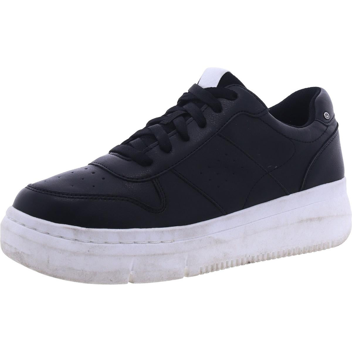 Savoy Faux Leather Lace Up Casual and Fashion Sneakers