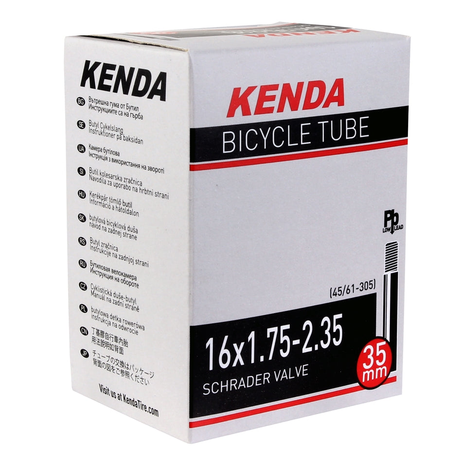 Kenda Tube 16 X 1.75-2.35 Schrader Valve