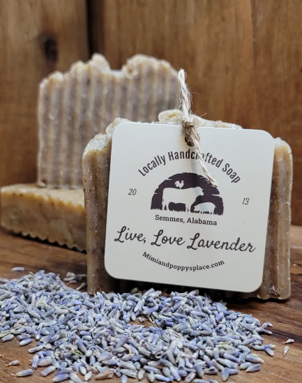 Mimi and Poppy's Place Live, Love Lavender Soap