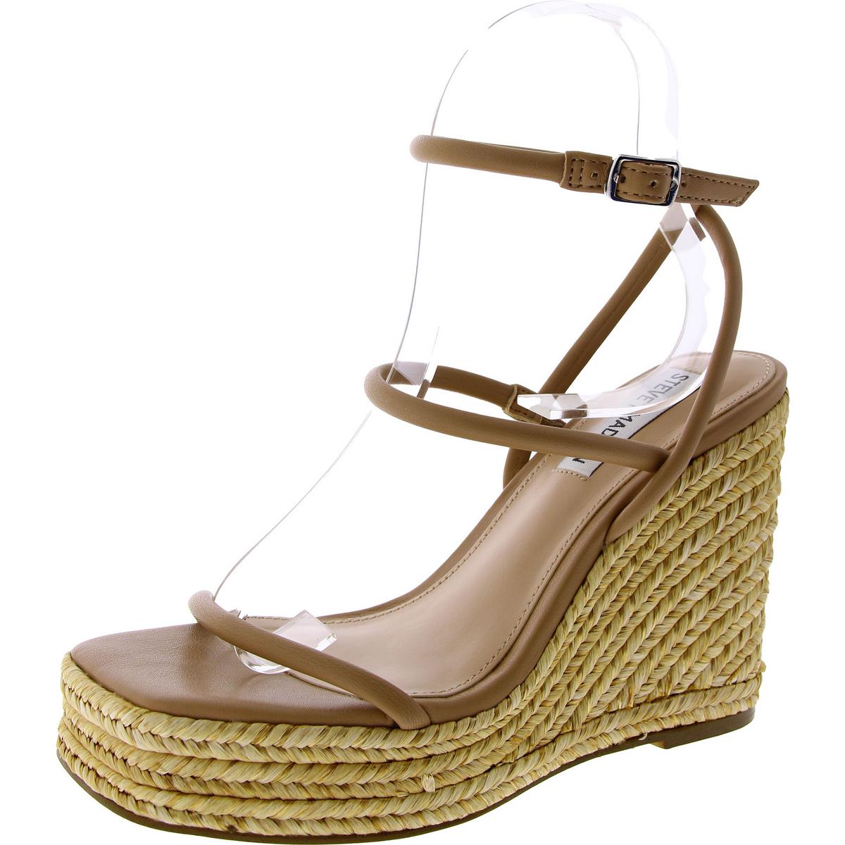 UNIFY Faux Leather Wedge Platform Sandals