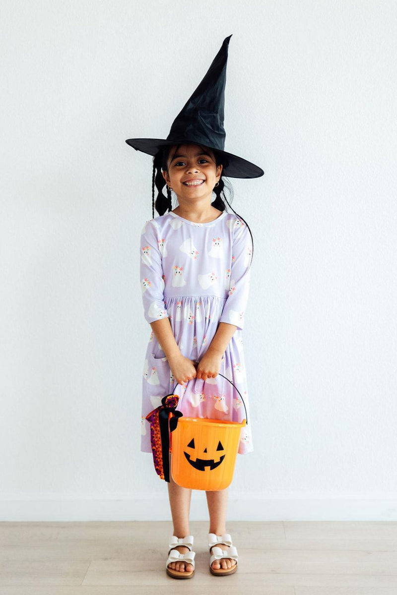 Feeling Fa-boo-lous 3/4 Sleeve Pocket Twirl Dress