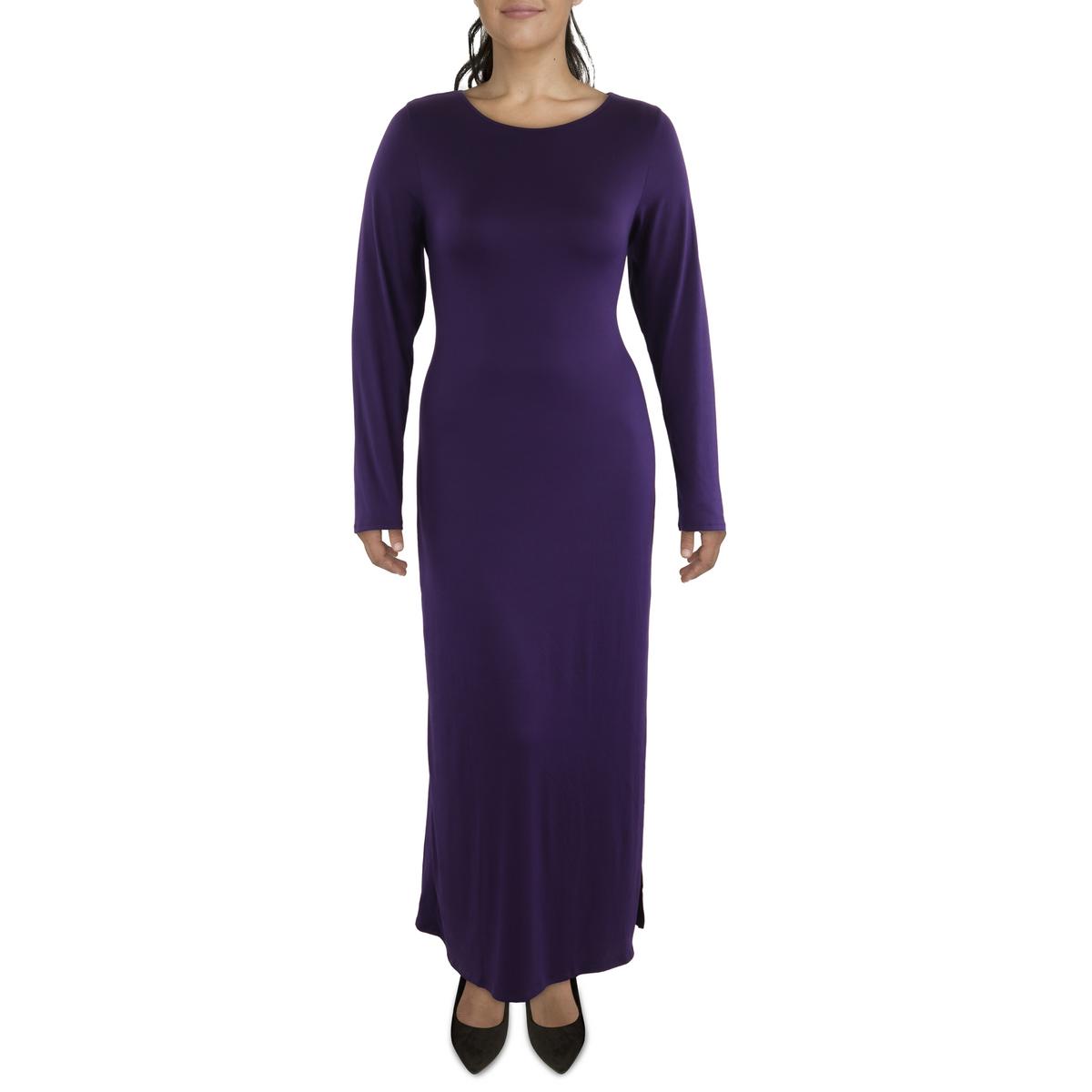 Plus Solid Maxi Dress