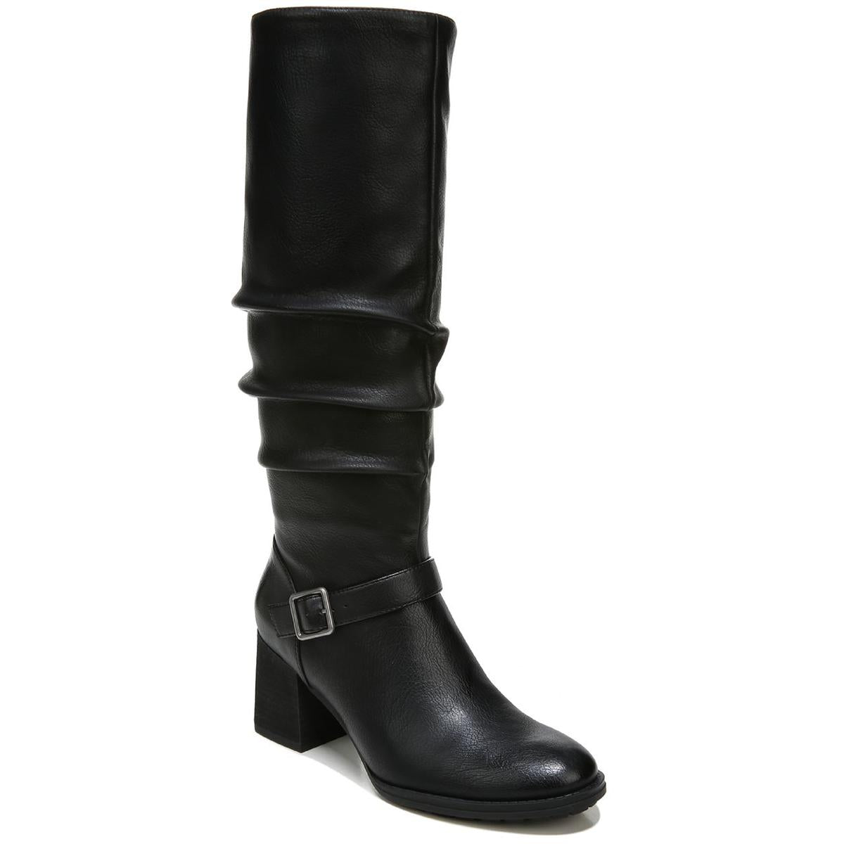 Frost Leather Tall Booties