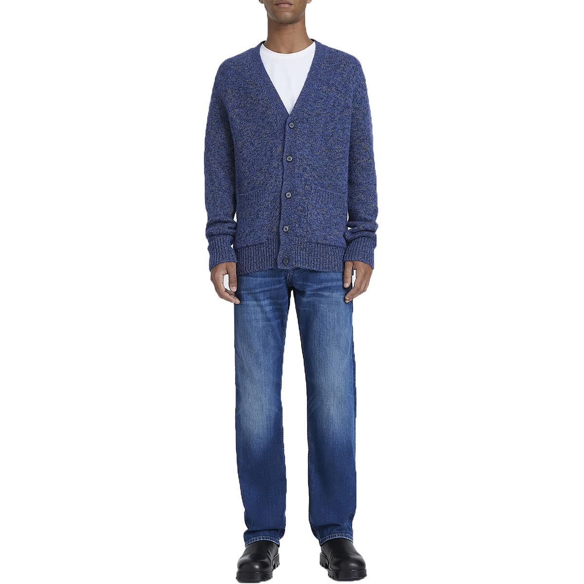 Pocket Alpaca Cardigan Sweater