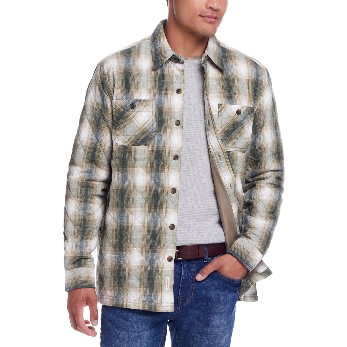 Plaid Cotton Shirt Jacket