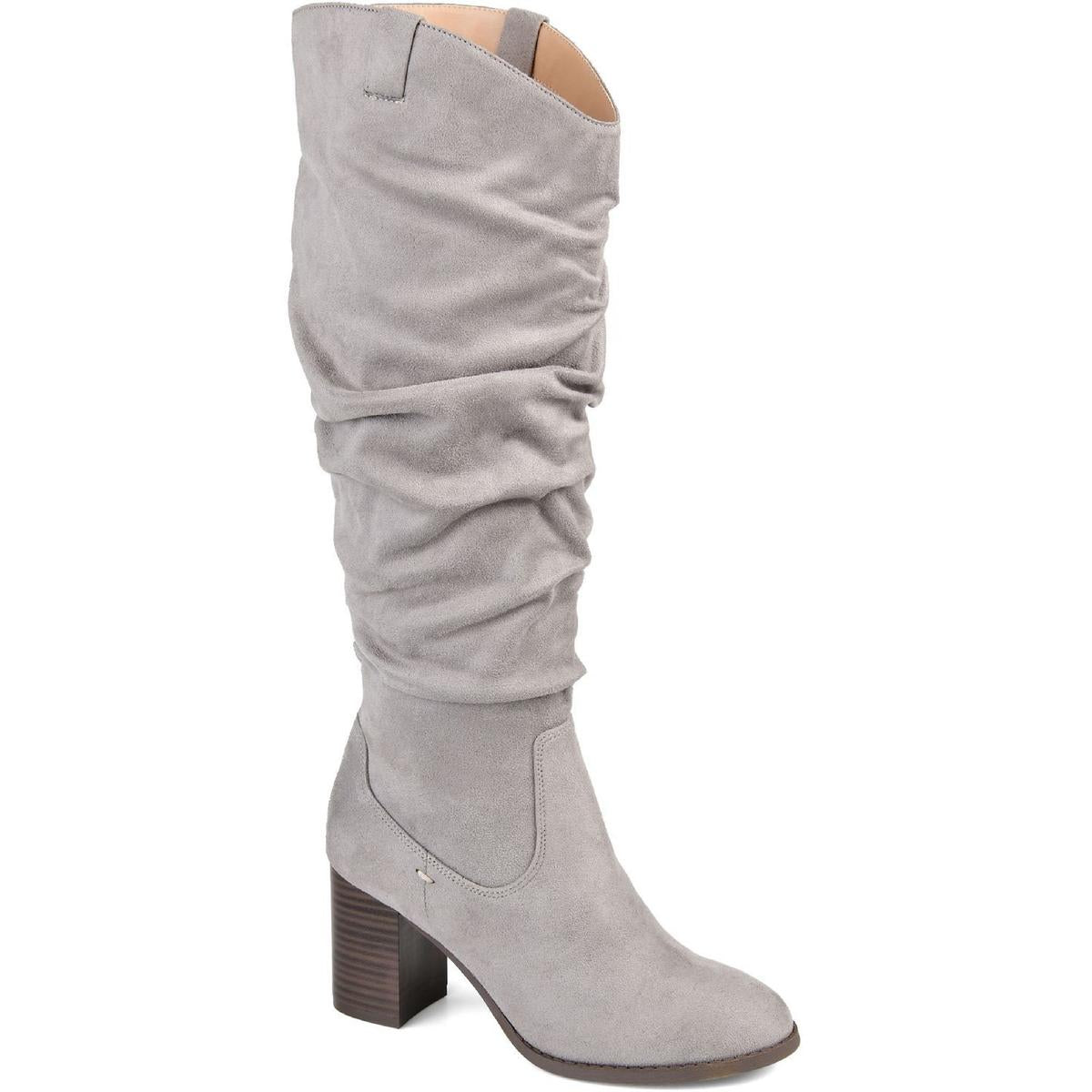 Aneil Faux Suede Knee-High Boots