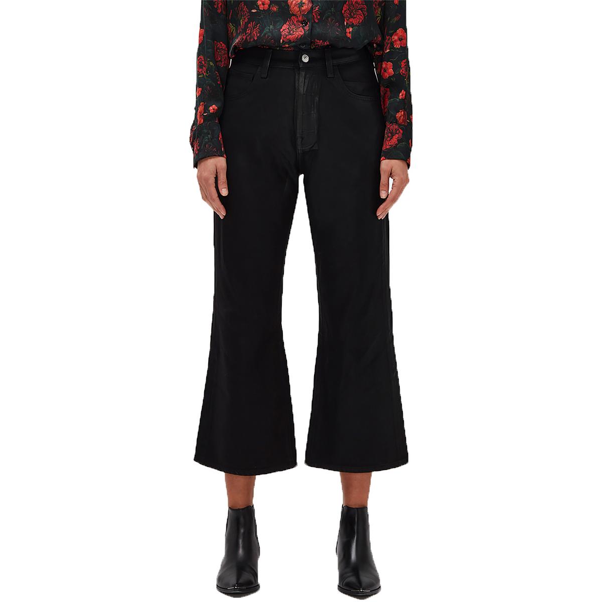 Easy Boy Coated Denim Bootcut Jeans