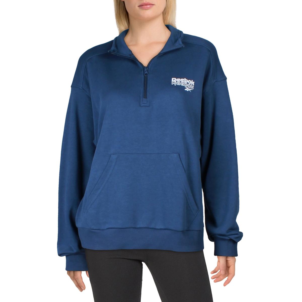 RIE 1/4 Zip Pocket Cotton Sweatshirt