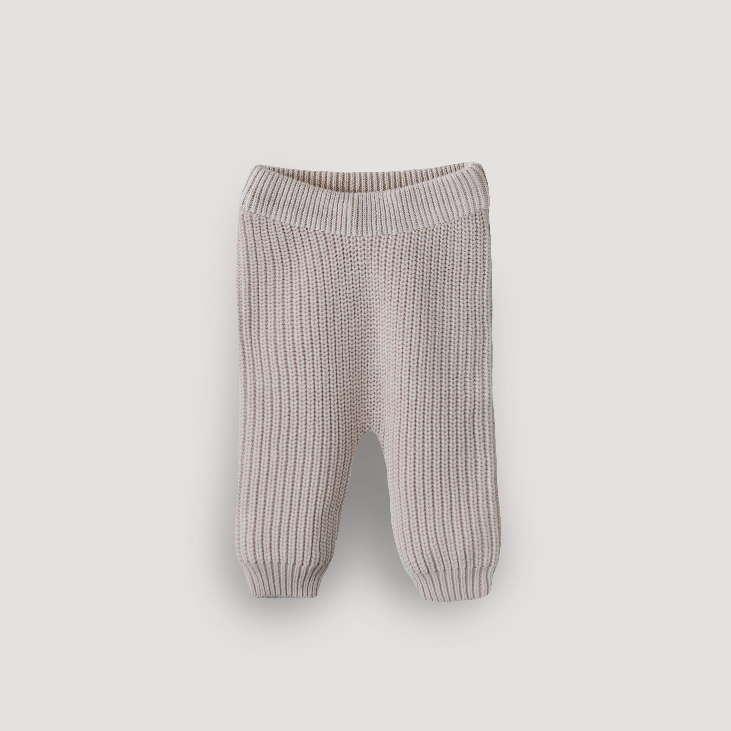 Mushie Organic Cotton Baby Chunky Knit Pants