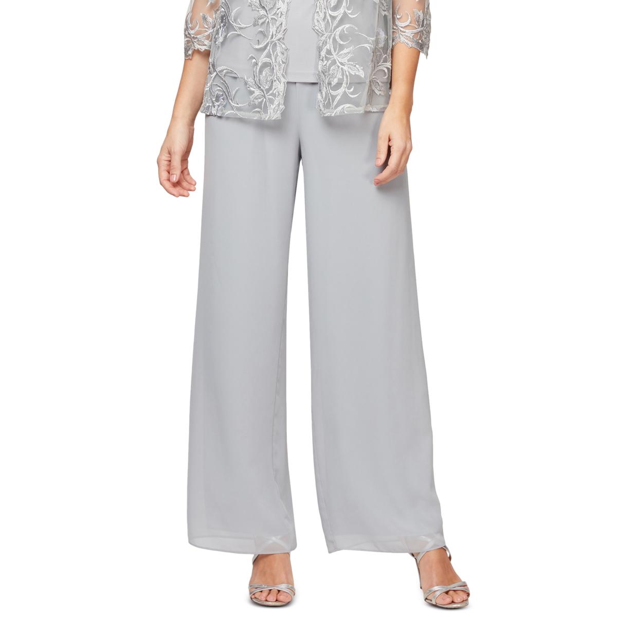 Solid Chiffon Pants