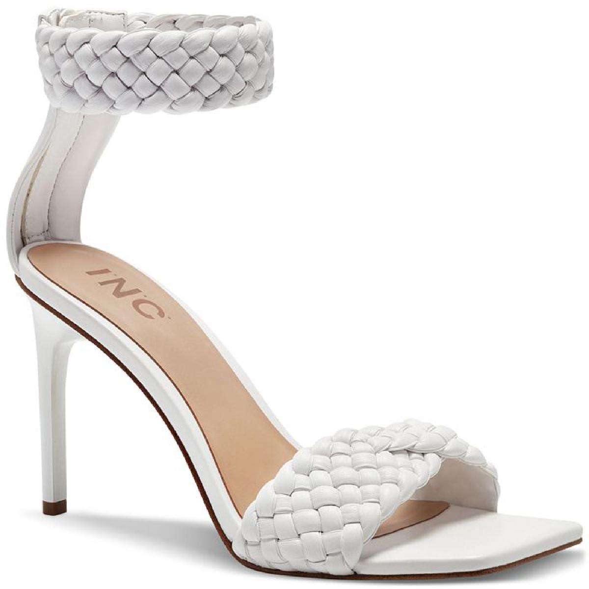 Adalie Faux Leather Braided Ankle Strap