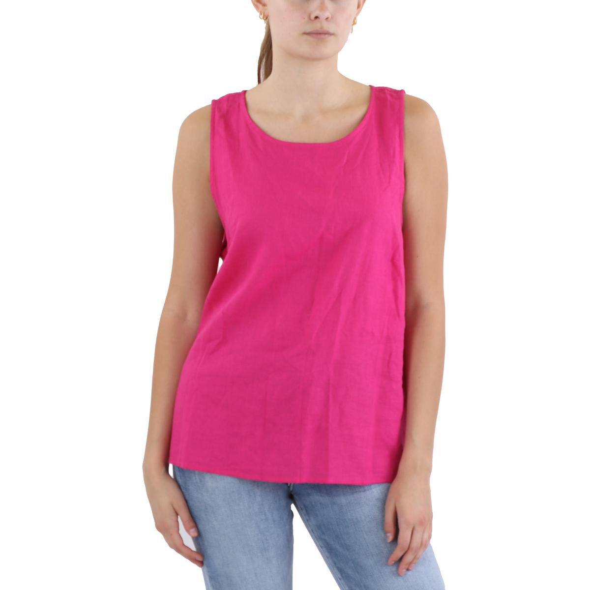 Solid Linen Tank Top