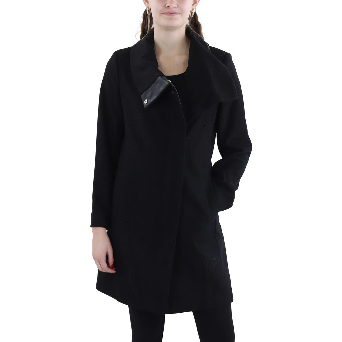 Long Asymmetric Wool Coat