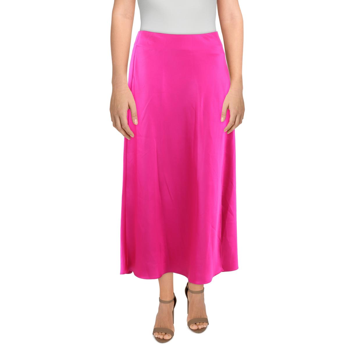 Split Hem Midi Skirt