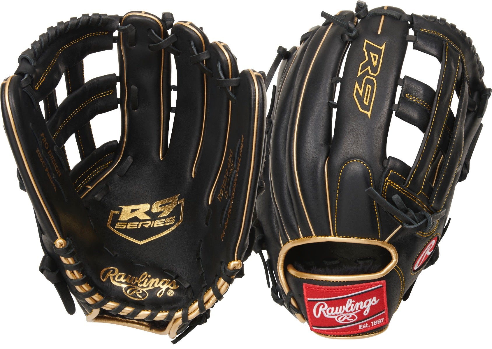 Rawlings R9 12.75" Outfield Glove