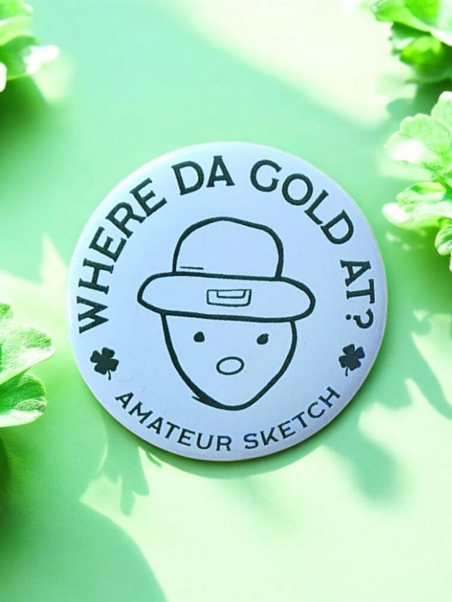 Crichton Leprechaun Amateur Sketch Pin