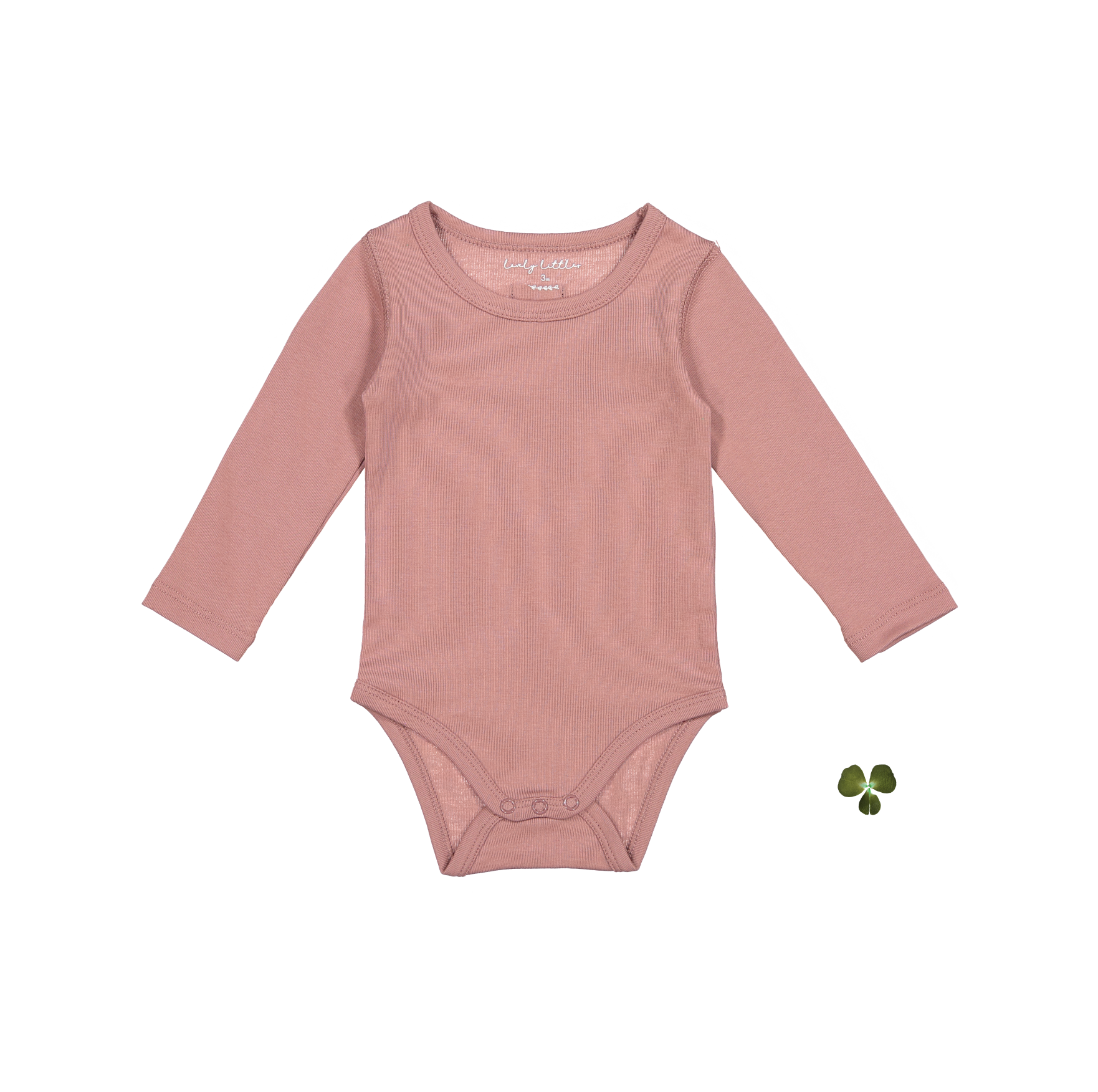 The Long Sleeve Onesie - Rosewood