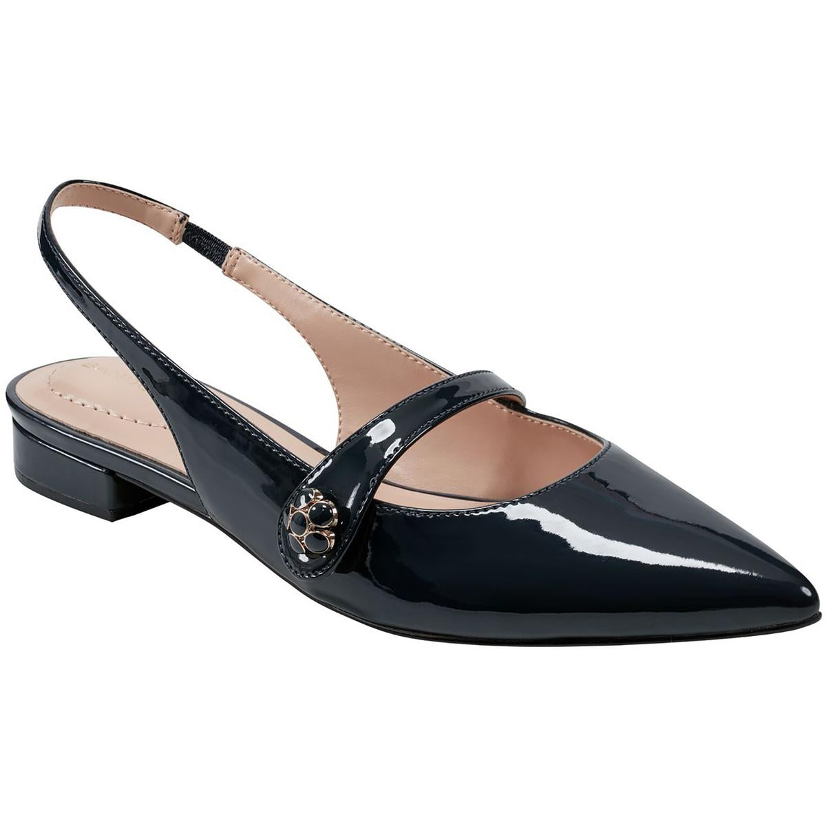 Aubriana 3 Patent Mary Jane Slingbacks