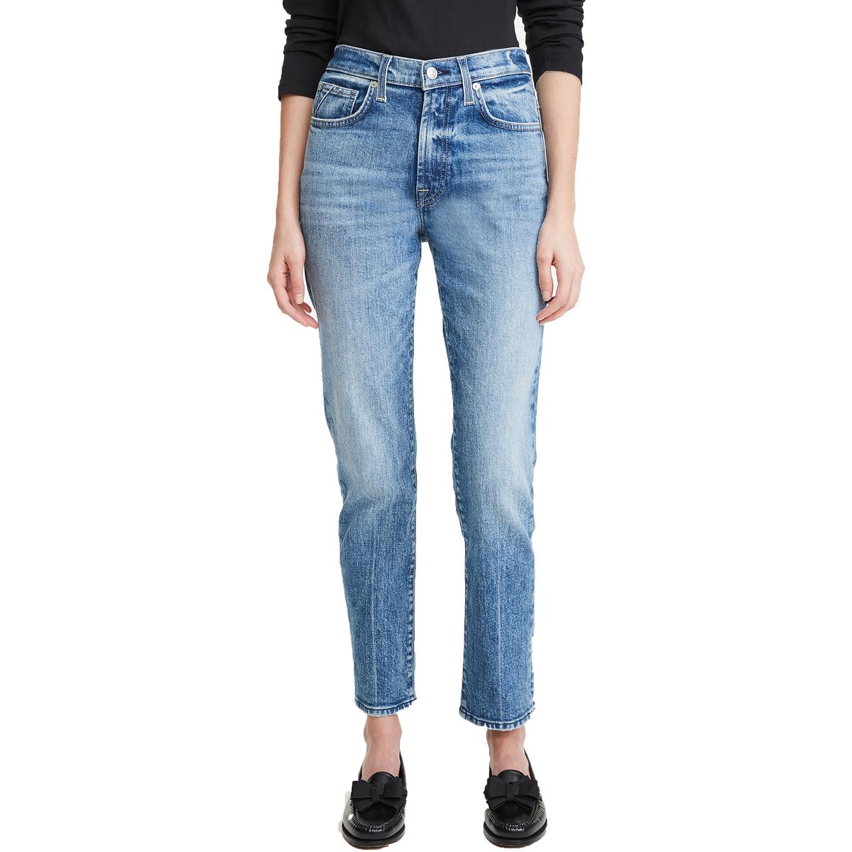 Peggi Distressed Denim Ankle Jeans