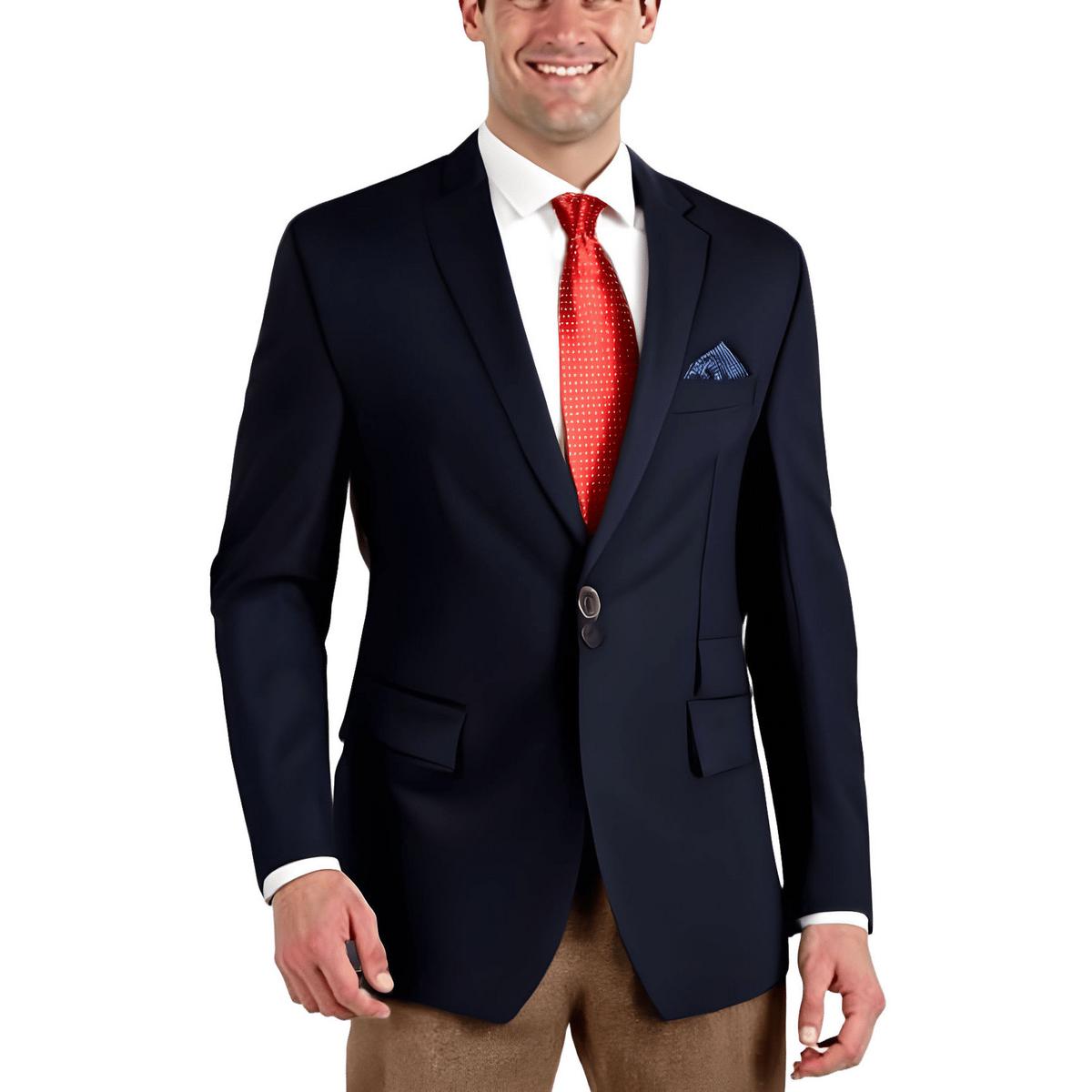 Keith Classic-Fit Stretch Two-Button Blazer