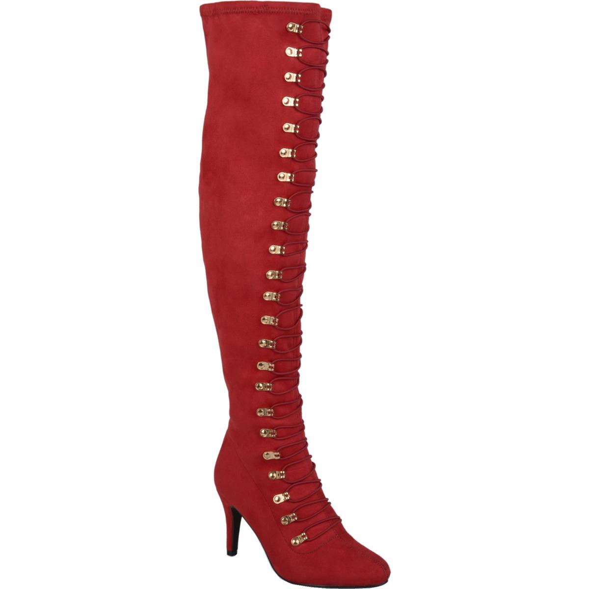Trill Zipper Wide Calf Thigh-High Boots