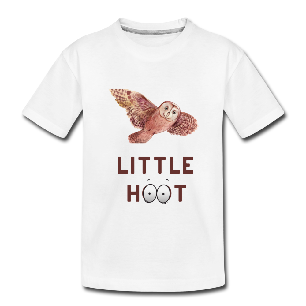 "Little Hoot" Halloween Organic Toddler T-Shirt