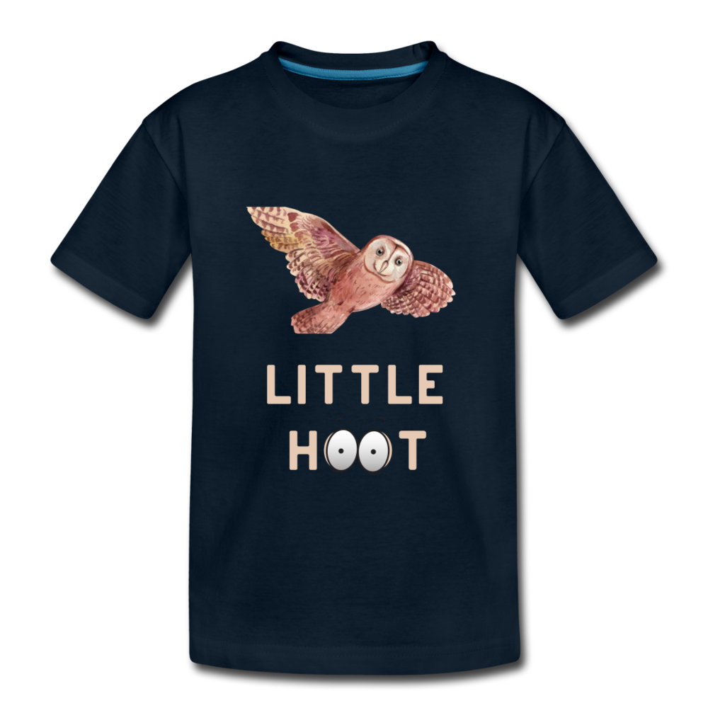 "Little Hoot" Organic Halloween Toddler T-Shirt