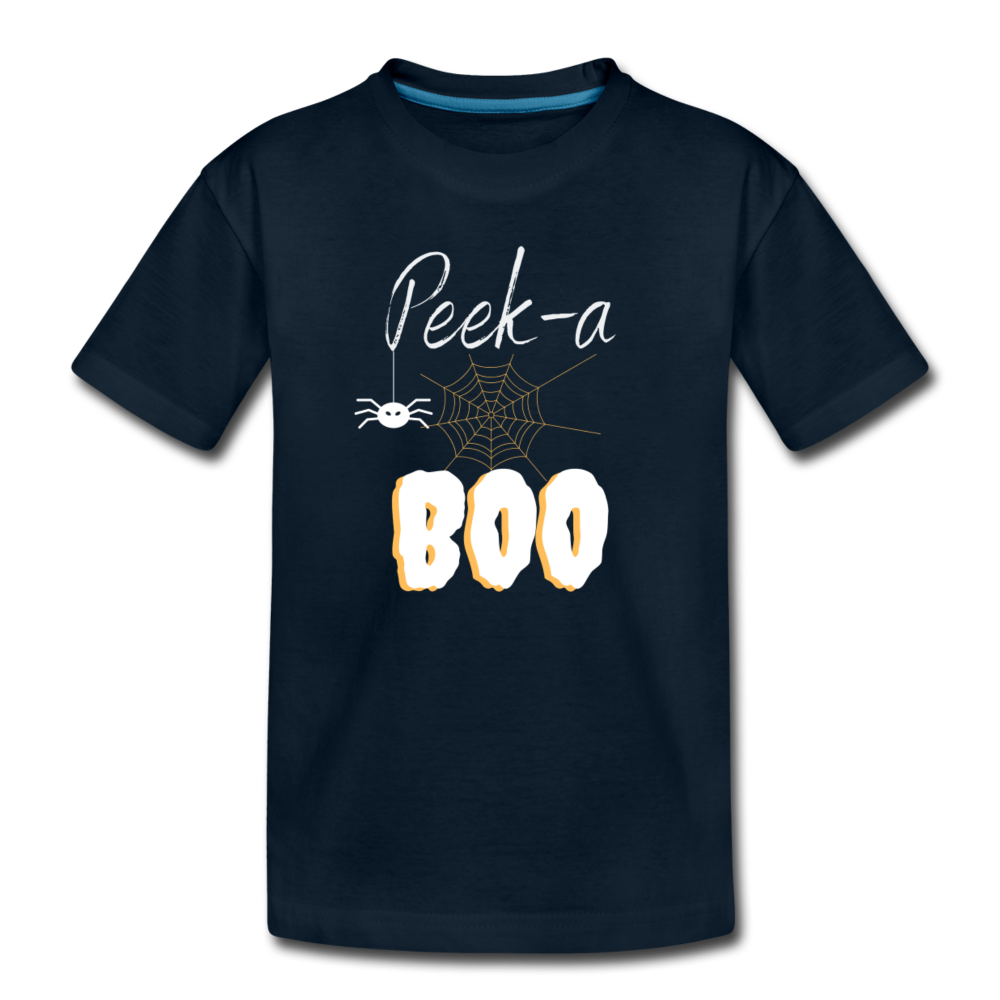 Peek-a-BOO Halloween Organic Toddler T-shirt