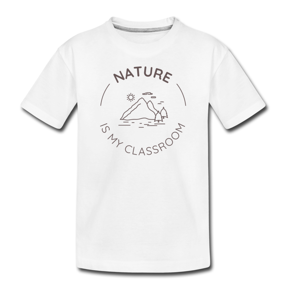 Nature Organic Kids' T-Shirt | White