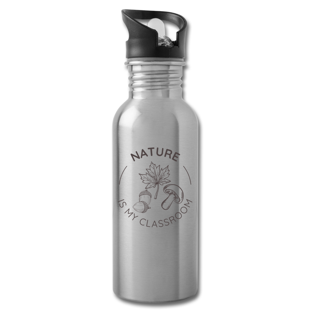 Nature is My Classroom Sustainable Stainless Steel Water Bottle for Kids and Adults
