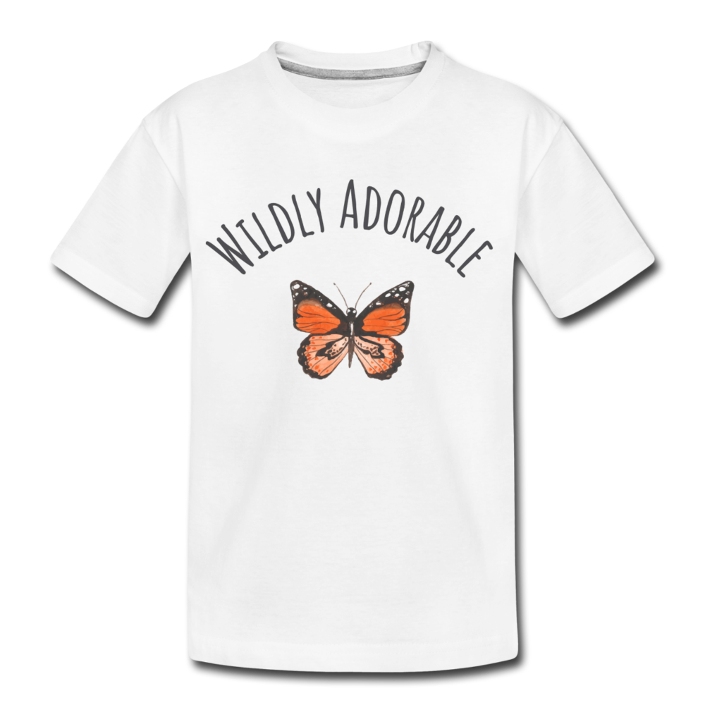 "Wildly Adorable" Organic Kids' T-shirt | Butterfly