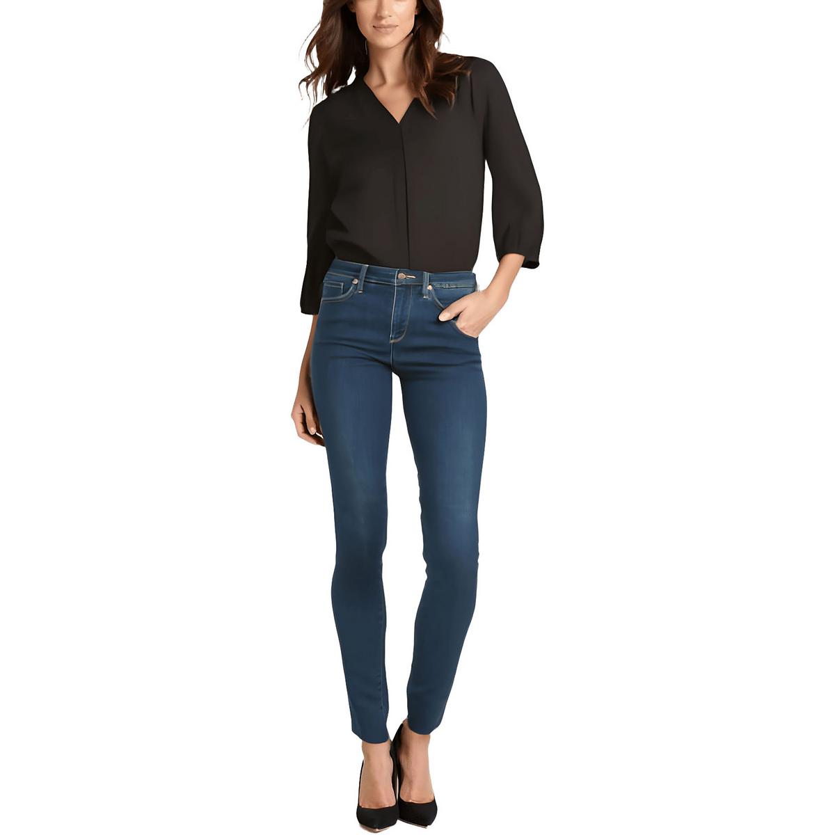 Alina Frayed Hem Denim Leggings