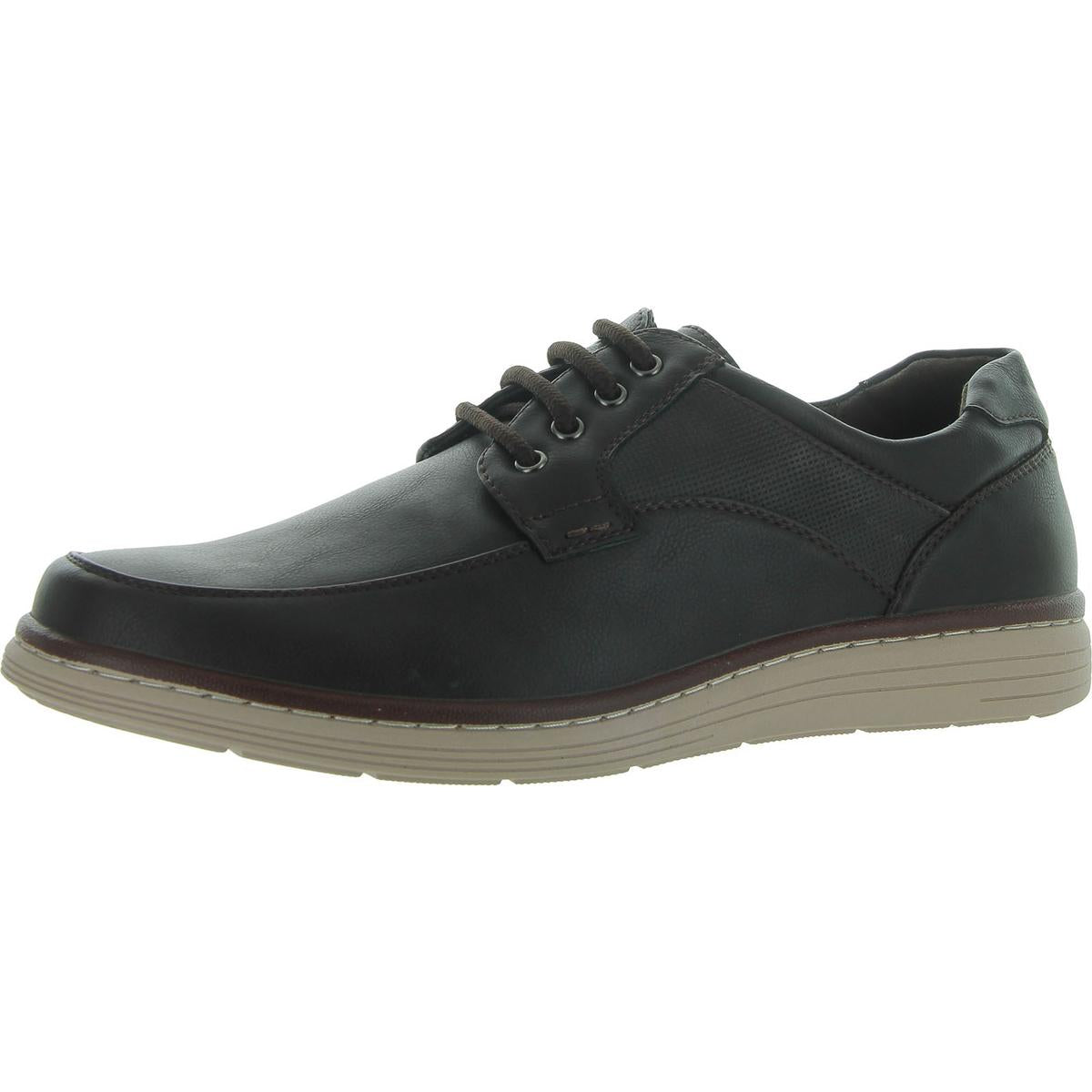 Galt 01 Round Toe Faux Leather Oxfords