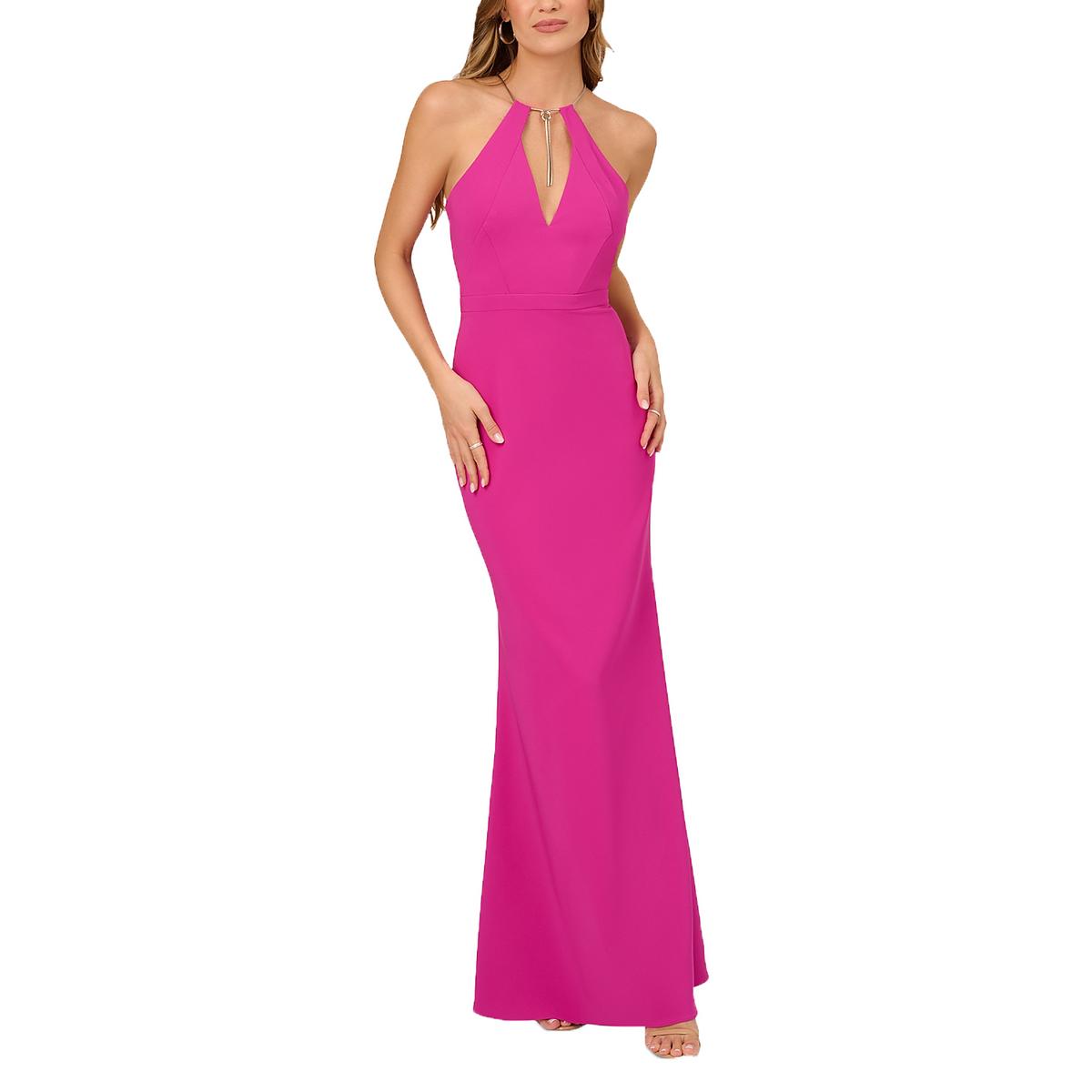 Stretch V-Neck Evening Dress