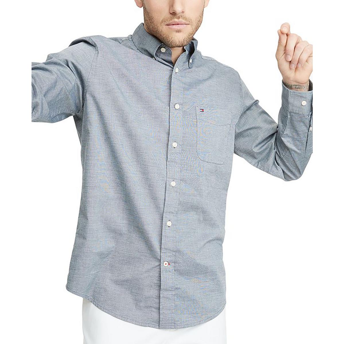 Big & Tall Solid Pocket Button-Down Shirt