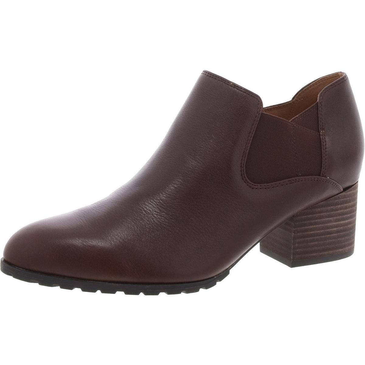 Belmont Leather Pull On Ankle Boots