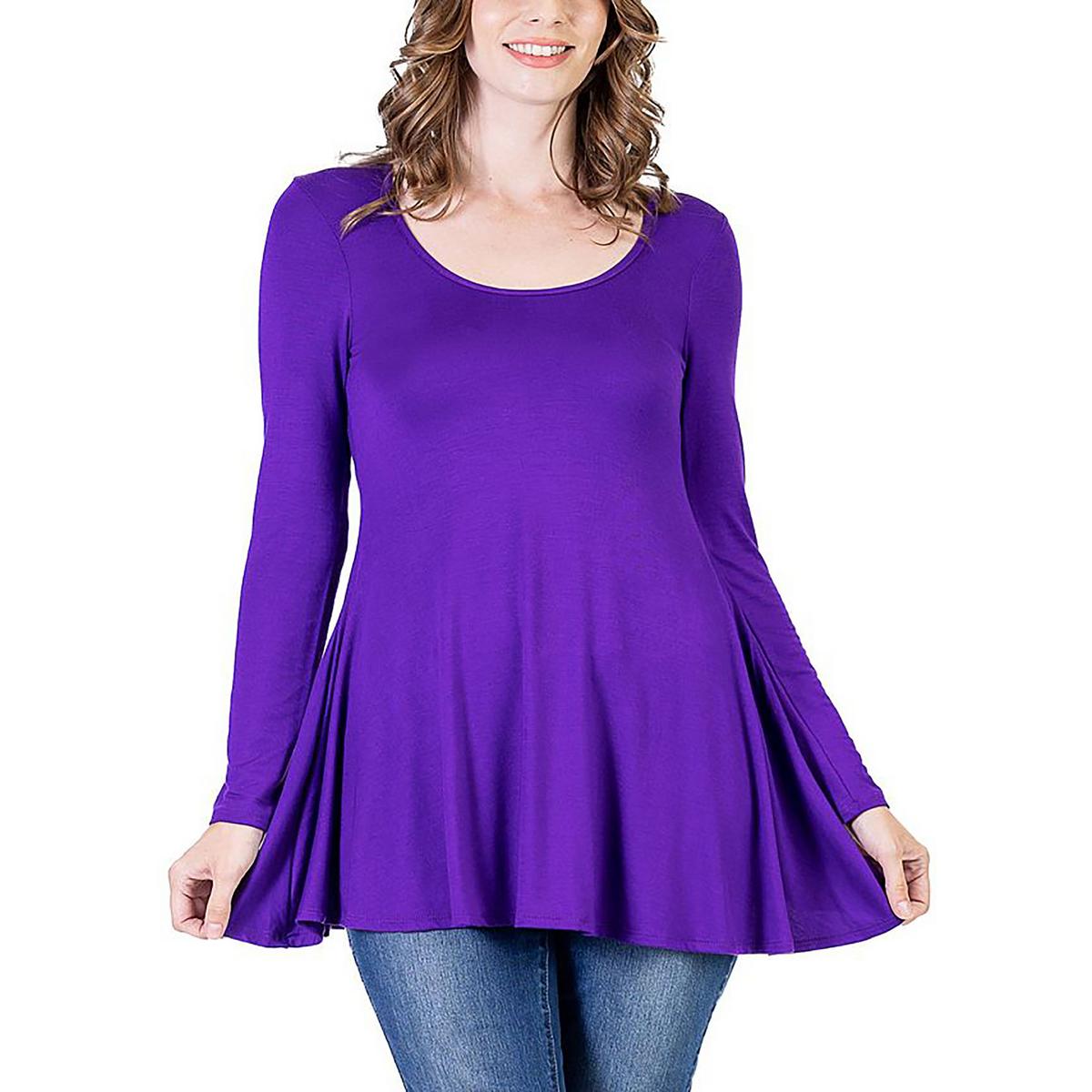 Plus Stretch Wear to work Pullover Top