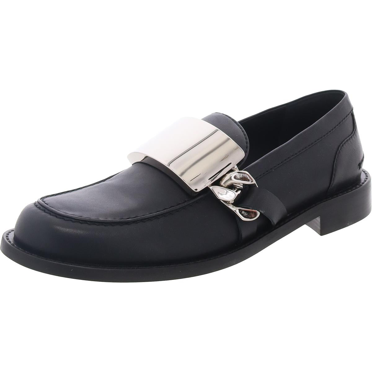 Calf Willer Chain Leather Loafers