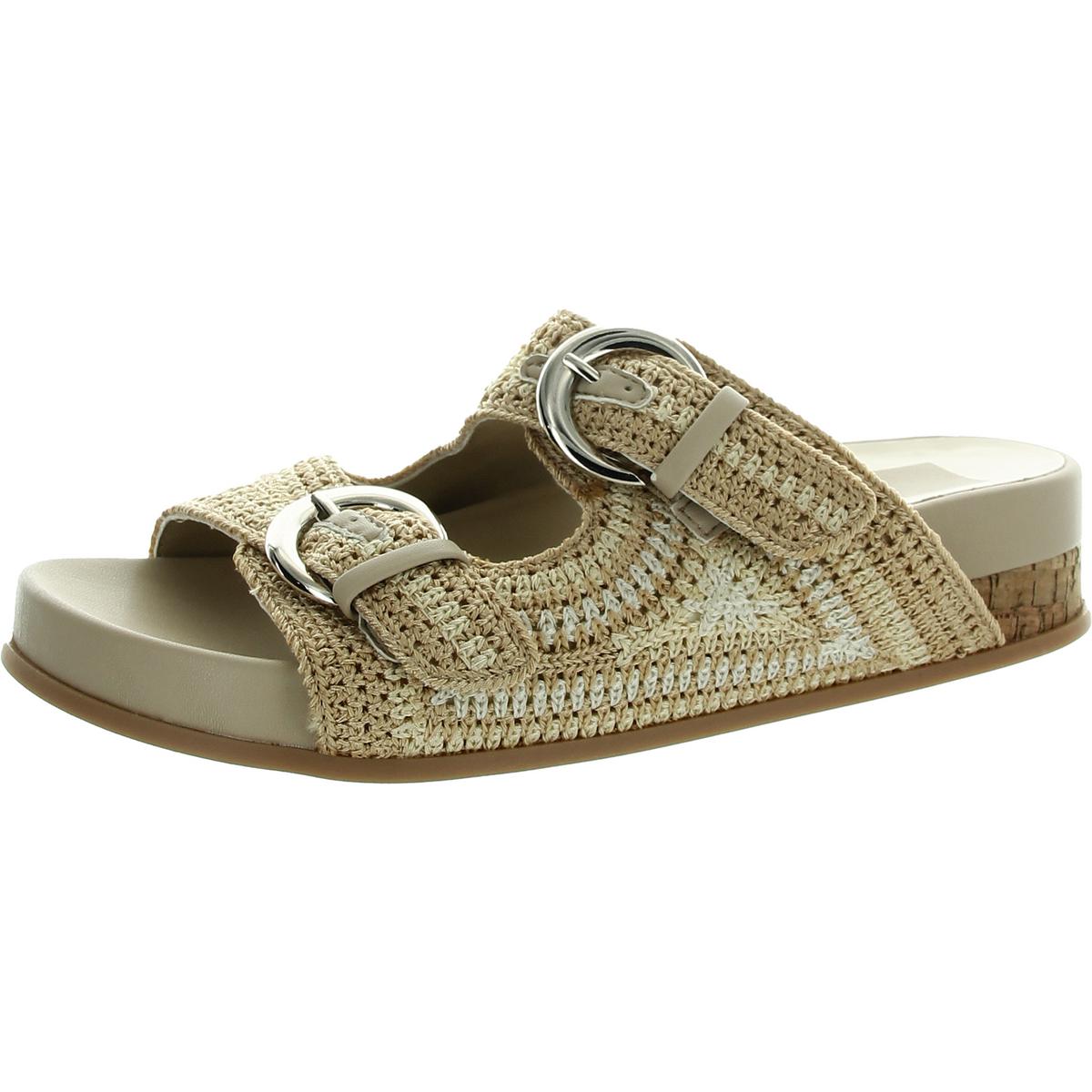 Ralli Buckle Knit Slide Sandals