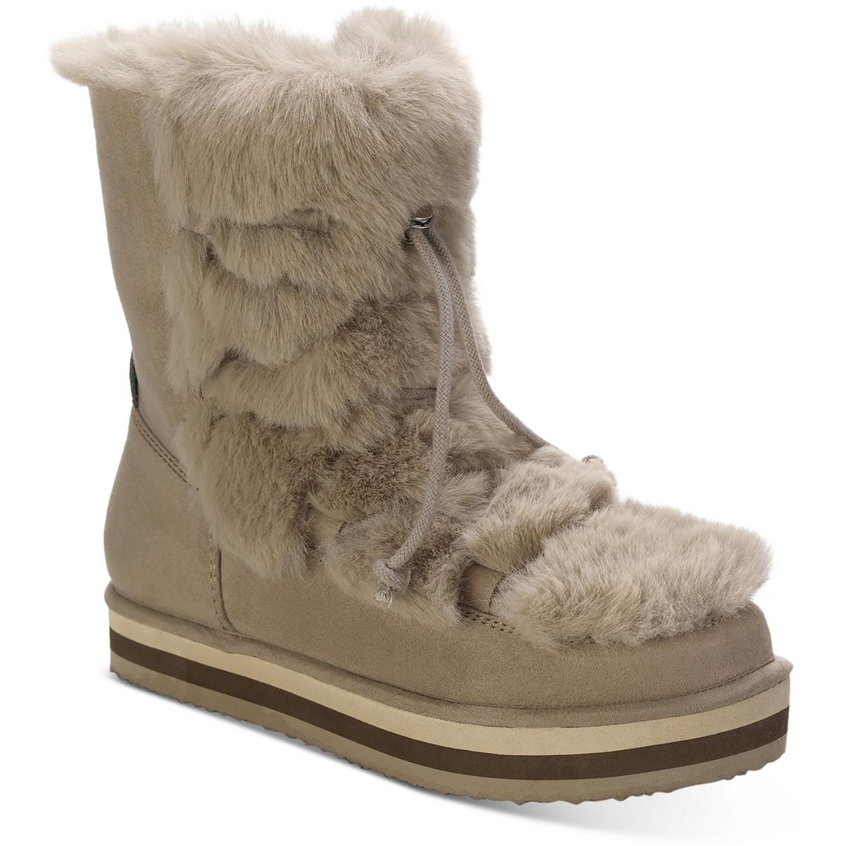 Remii Faux Suede Fuzzy Winter & Snow Boots