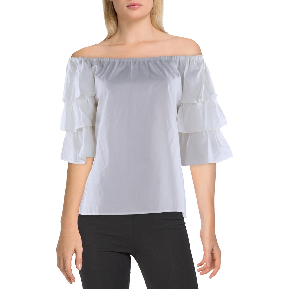 Ruffled Flare Sleeves Pullover Top